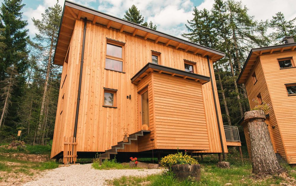 Chalet PINO Außenansicht mit Eingang